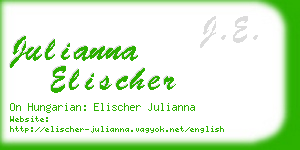 julianna elischer business card